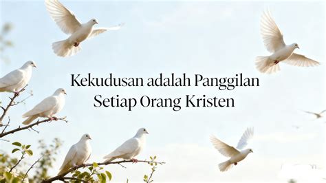 Roh Kudus: Pemandu Hidup Kristen - Gereja Masehi Injili di Minahasa