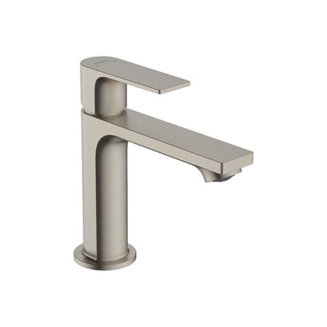 Hansgrohe Rebris E Brushed Nickel Single hole 1-handle WaterSense Low ...