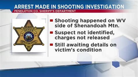 Pendleton County Sheriff’s Dept. makes arrest in shooting investigation