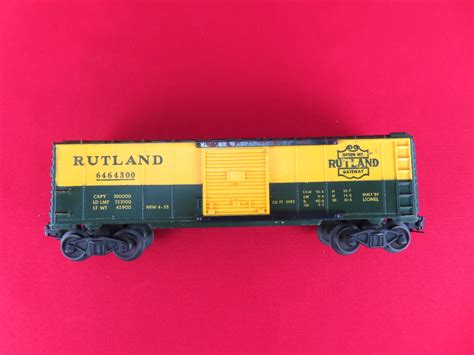 Lionel Postwar 6464-300 Rutland Boxcar - Type IIA Variation - 1955 | eBay