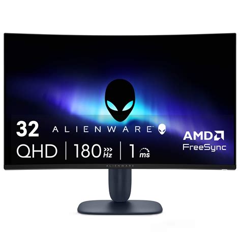 Alienware - AW3225DM 32" VA LED Curved QHD 180Hz 1ms FreeSync Gaming ...