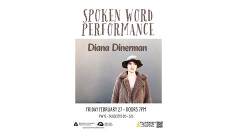 Reading / Performance by Diana Dinerman, 2517 Sturdies Bay Road ...