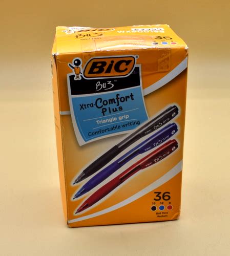 32 BIC BU3 Ballpoint 1.0 mm Medium Retractable Ball Pen Lot Black, Blue ...