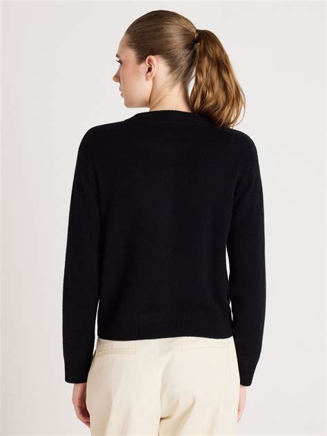 Riley - 100% cashmere cardigan - black | Absolut Cashmere