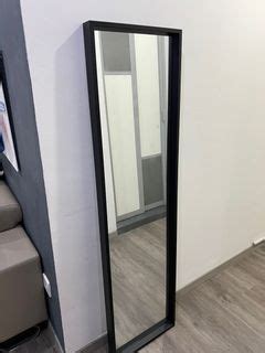 IKEA NISSEDAL White Framed Full Length Mirror, Furniture & Home Living ...