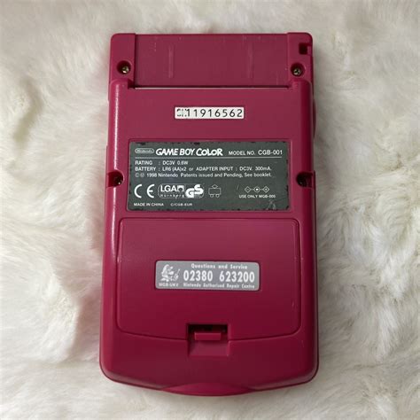 Nintendo Gameboy Color CGB-001 Berry Red Pink | eBay UK