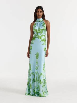 Michelle Dress in Nerine Glacier – SALONI