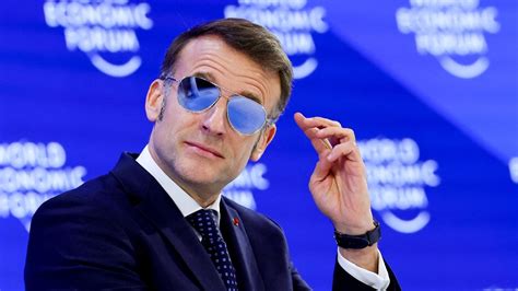Davos 2026 News: Why was Macron wearing sunglasses at WEF indoors? Is ...