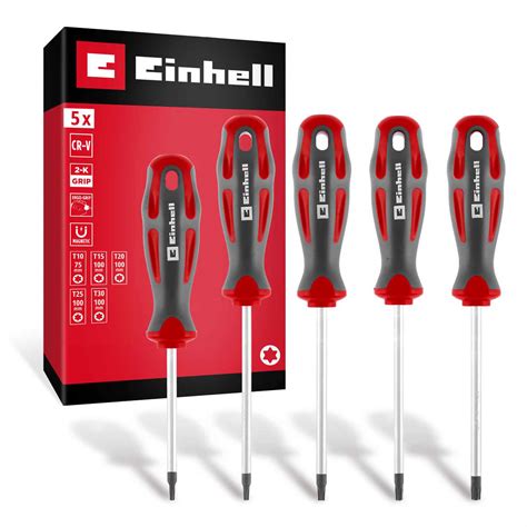 Einhell 5 Piece Torx Screwdriver Set | Screwdrivers