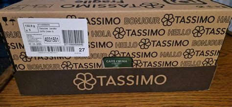 1 Karton 5 Pack×16 Tassen Pads Tassimo Jakobs Caffè Crema XL in Baden ...