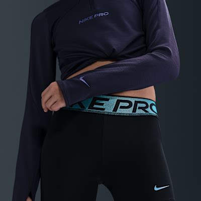 Nike Pro Older Kids' (Girls') Dri-FIT 7.5cm (approx.) Shorts with Shine ...