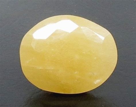 6.50/CT Natural Yellow Sapphire With Govt Lab Certificate (2331) | Gem ...