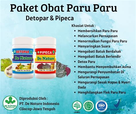 Anda mengidap penyakit paru paru/tbc ATAU SESAK NAPAS BERTAHUN TAHUN ...