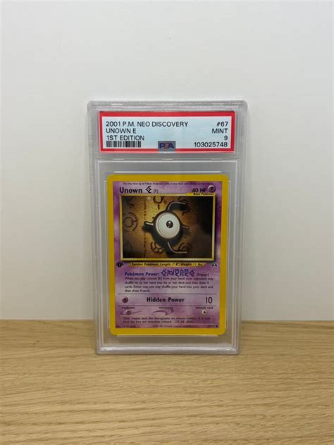 Pokémon - 1 Graded card - Unown #67 Erste Auflage (First Edition) - PSA ...