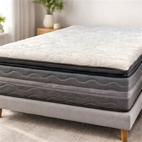 Colchon Pilow Top Visco Memory Foam Espuma 1 Plaza Y Media | Cuotas sin ...