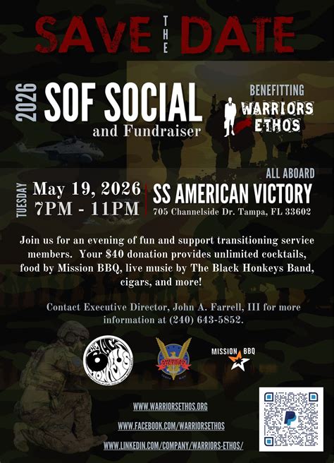 2026 SOF Social & Fundraiser, American Victory Ship & Museum, Tampa, 19 ...