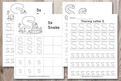 Tracing The Letter S Worksheet