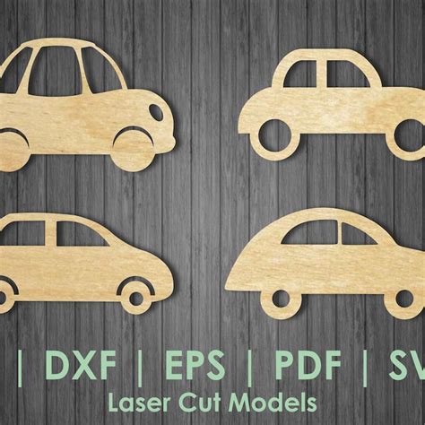 Laser Cut Files Car Outline Etsy De