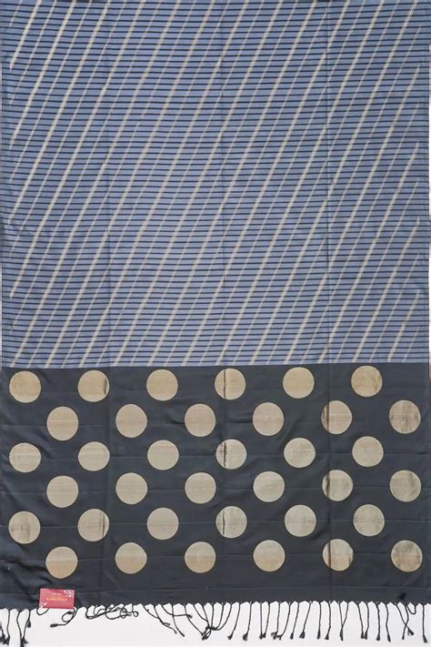 Coimbatore Soft Silk Lines Grey Saree | Kankatala