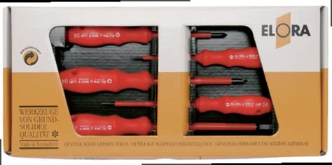 Yew Aik (S) Pte Ltd ELORA 979S-5K VDE Screwdriver Set (ELORA Tools) - Shop
