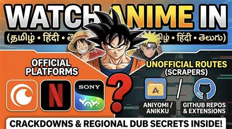 Complete guide to watching anime dubbed in Tamil, Hindi, and Telugu in ...
