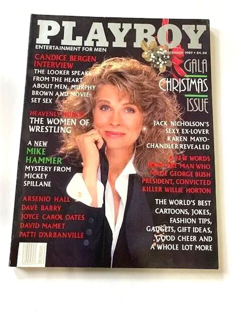 PLAYBOY DECEMBER 1989 Gala Christmas Issue Petra Verkaik Centerfold 6
