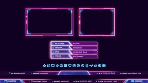 Twitch Overlay Dimensions Template Twitch Overlays Templates And Free