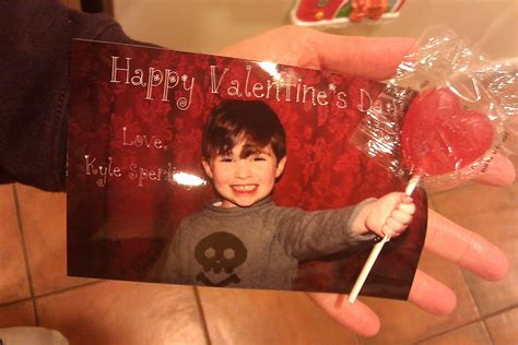 Kyles Card For Valentines Daythanks For The Idea Pinterest