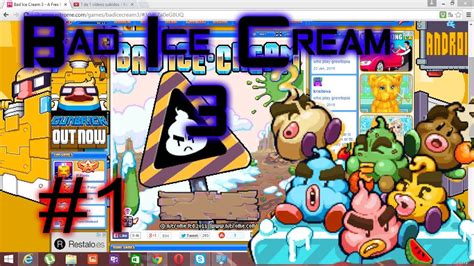 You can destroy rows of ice cubes that are blocking fruit and create ice cubes to trap monsters. Bad Ice Cream 3 | Level 1-8 2 players #1 - YouTube