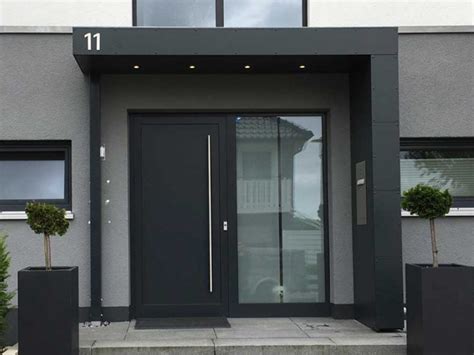 Modern Entrance Door Canopy Open Space Concepts