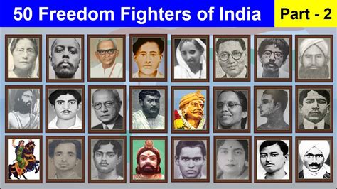Indian Freedom Fighters Name Of Indian Freedom Fighters Freedom