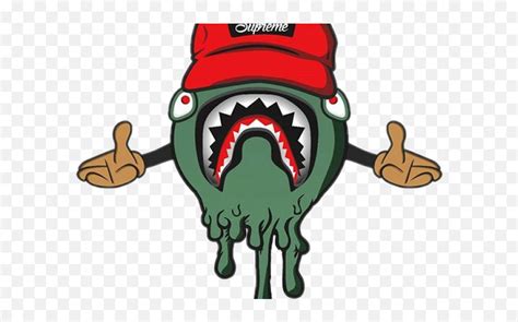 Download Hd Toons Clipart Bape Supreme Bape Shark Logo
