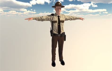 3d Sheriff Man