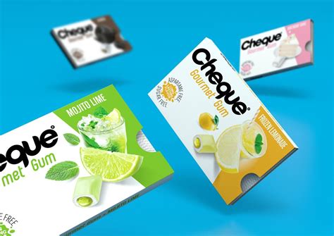 Cheque Gourmet Gum On Packaging Of The World Creative Package Design Gallery Candy Packaging