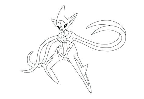 Deoxys Coloring Page at GetDrawings | Free download