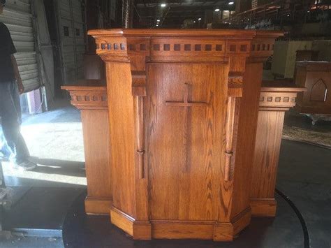 Church Wood Pulpit Wing No 900w Podium Lectern Podiums Direct