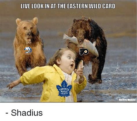 Live Look In At The Eastern Wild Card Maple Leafs Hockey Memes