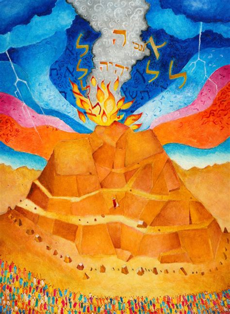 Yitro Artwork Revelation At Sinai Fine Art Print By Darius Gilmont