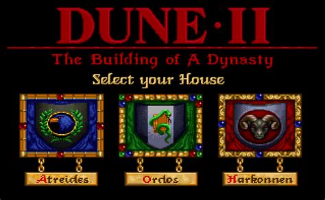 The Best Games Ever Dune 2 Screenshots Walkthrough
