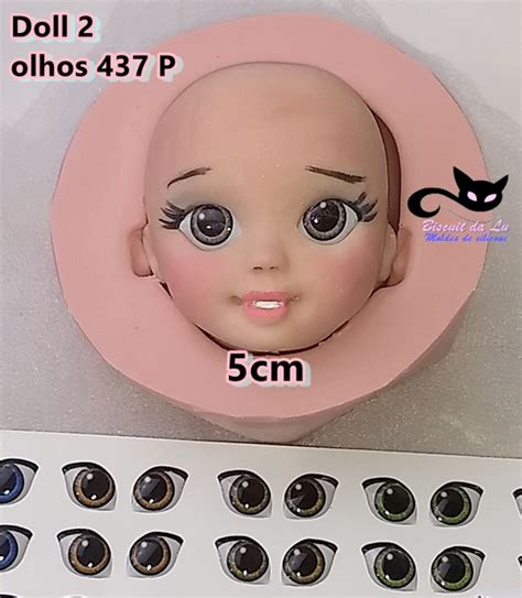 Molde De Silicone Kit Rosto Doll 2 30 P Olhos 437p No Elo7 Biscuitdalu 1264cde