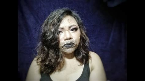 Easy Zombie Make Up Tutorial For Halloween Peel Off Foundation Philippines Youtube