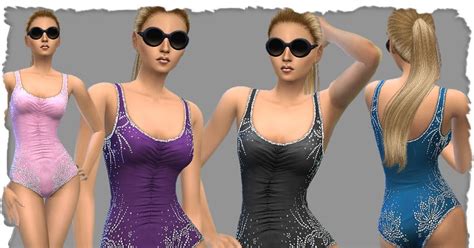 Sims 4 Ccs The Best Swimsuit By Devilicious