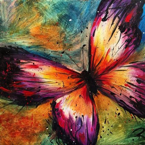Pin On Butterfly Art Painting 8b4