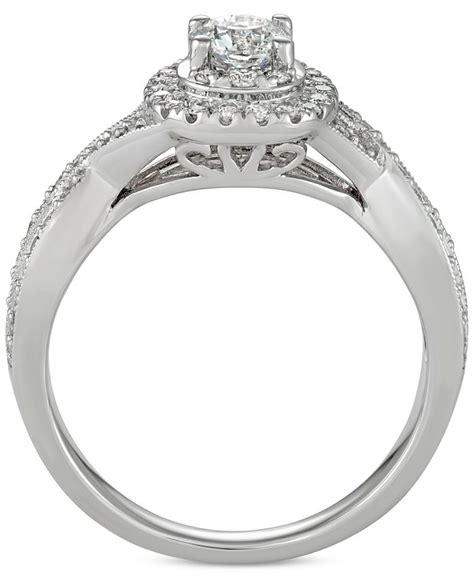 T.w.) is an amazing way to show your love. Macy's Diamond Teardrop Engagement Ring (1 ct. t.w.) in 14k White Gold & Reviews - Rings ...
