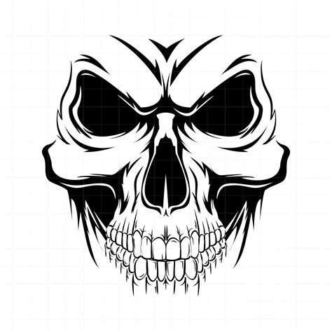 Skull Vector Image At Collection Of Skull Vector