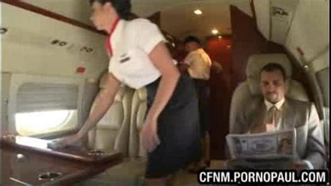 Air Stewardess Cfnm Blowjob And Sex