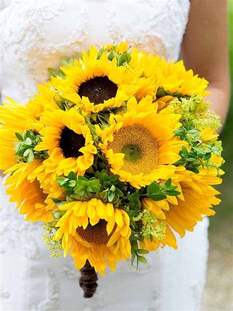 Yellow wedding flowers flower bouquet wedding rose bouquet bridal bouquets wedding. 13 Beautiful Sunflower Wedding Ideas | TheKnot