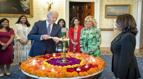 Diwali At White House Us President Joe Biden Celebrates Festival Of