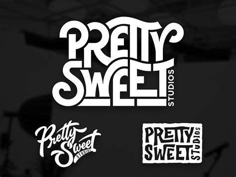 Pretty Sweet Studios Logo Package By Adam Barnes On Dribbble