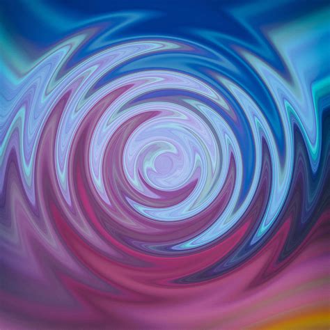Blue And Purple Swirl Digital Art By Bamalam Photography Fine Art America